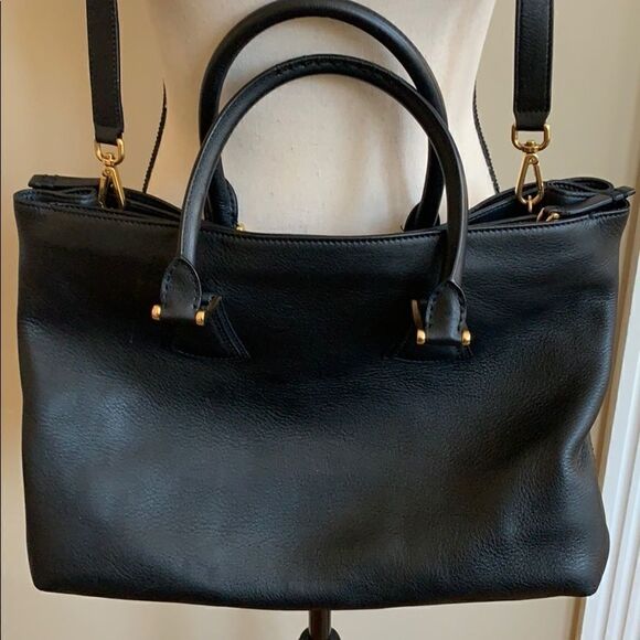 CARTUJANO BLACK LEATHER PURSE